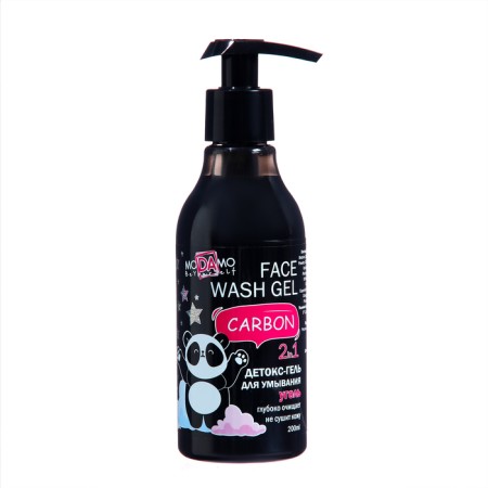Detox-gel for washing coal. "Modamo" 200 ml