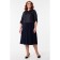 Women's dress, size 62, blue color