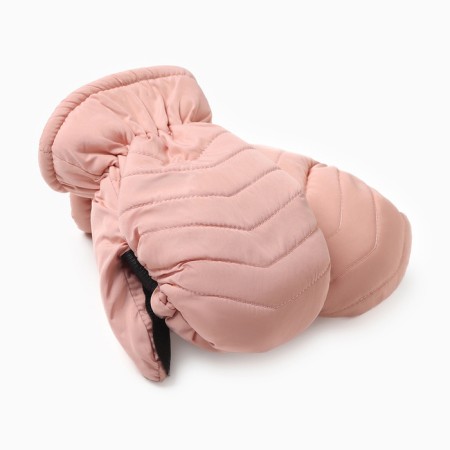 Winter children's mittens minku, pink color, 18cm