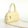 Women's bag with lightning, yellow color