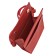 Women's bag B2812-77140, red color, genuine leather, 13x6x22 cm