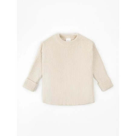 Children's knitted suit Amarobaby Noodles, height 92 cm, milk color-11