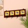 Ban "Caravan" Elephants, 22*4*12cm, wood, 4 hooks, color mix