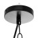 Suspension Bayerlux "House" E27 Black 35x35x35-85cm