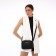 Women's bag over the shoulder Textura, small size, black color