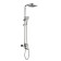The shower system "RMS" SUS125-009DK, tropical shower, stainless steel, satin