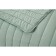 A set with a veil "Michael", size 230x250 cm, 50x70 cm - 2 pcs, emerald color