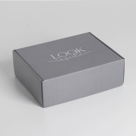 Gift double -sided folding, packaging, “texture”, 27 x 21 x 9 cm-3