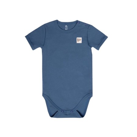 Body children with short sleeves Basic, height 62 cm, blue color