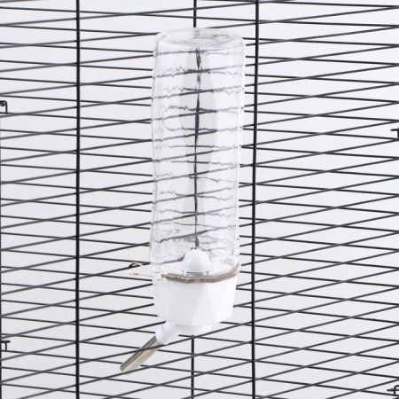 Animal drinkers, 500 ml, fastening-spring, white-3