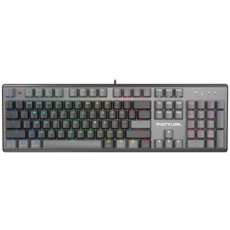 Keyboard A4Tech FSTYLER FS100 Neon Mechanical Black USB For Gamer LED (FS100)