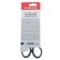 Scissors Erichkrause Megapolis, 18 cm, with an improved 4D swoops, do not rust, pens with rubber inserts, gray-black