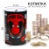 Metal piggy bank, 6.5 cm x 6.5 cm x 12 cm "Super-Men", Spider-Man