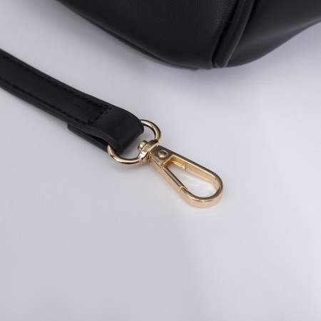 Bag Female Tout with zipper, black color-4