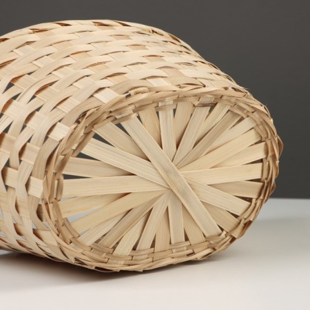 Wicker basket, bamboo, natural color-4