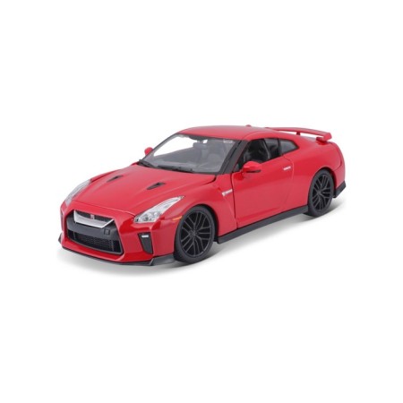 BBURAGO Nissan GT-R 2017, Die-Cast, 1:24, opening doors, red color