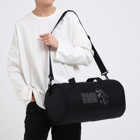 Sports Bag, 40x24x21, lightning department, long belt, black color-1