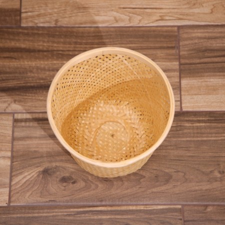 Wicker basket, from bamboo 22x22x25 cm-3