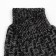 Male woolen socks, black color, size 27