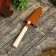 Supplostering scoop, length 35 cm, elongated, wooden handle, color mix