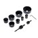 The set drank ring tundra, 19-22-28-32-38-44-51-64 mm, 8 pcs.