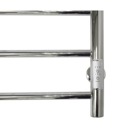 The electric heated towelputor "Sanprise" Aurora P8, 500x800 mm, shelf, left/right, chrome-3
