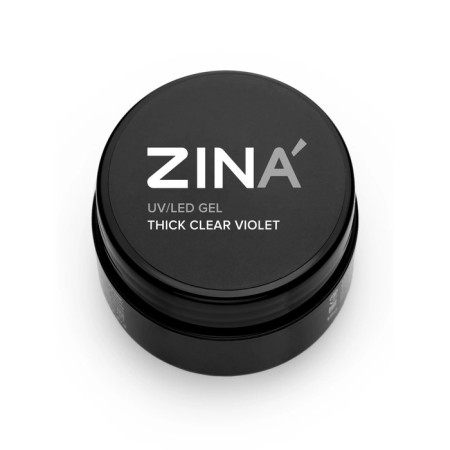 Sculptural gel zina Thick Clear Violet, 15 ml-1