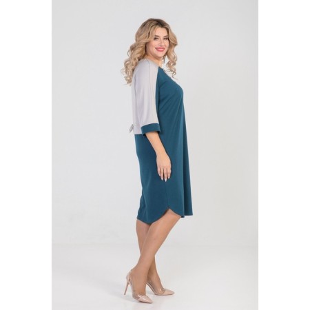 Female dress, size 54, turquoise color-2