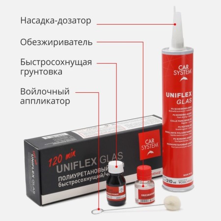 Carsystem Uniflex Glas car glass pouring set.-2