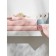 Tainted tange Guten Morgen Pink, 400 gr, size 40x70 cm, pink color