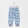 Pants children, blue/bears, height 74 cm