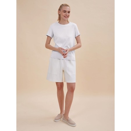 Female T -shirt, size s, white color-4