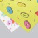 Scrapbooking paper bilateral "butterflies and donuts" density 180 g 30.5x32 cm