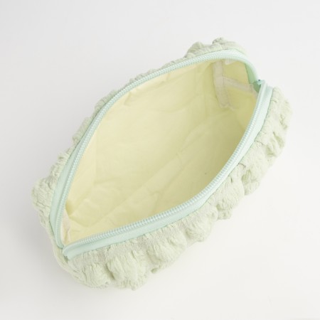 Lightning cosmetic bag, green color-2