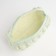Lightning cosmetic bag, green color