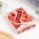 A set of tea candles aromatic "strawberries", 3.8x1.6 cm, 3.5 hours, 12 g, 6 pieces