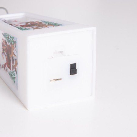Santa Klaus lamp in the forest 3xlr1130 White 4.4x4.4x9.4cm-5
