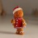 Souvenir Polystone Suspension "Ginger Snowman in the New Year's outfit" MIX 5.5x4x8.5 cm