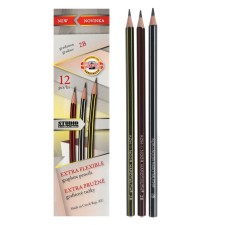 Chernographic pencil Koh-I-Noor 1697 2B, plastic, mix