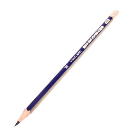 Pencil black-granographic Faber-Castell Professional, Goldfaber 1222 HB, with an eraser-3