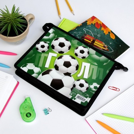 Folder for notebooks A5, 230 x 190 x 50 mm, lightning from above, plastic, calligrata "goal"-1