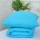 Set 1.5sp turquoise 4-1 (duvetel 145x215cm, pillowcase 70x70cm) calico, 120g/m, HL100%