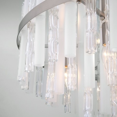Smart ceiling chandelier Hollis, 60W, E14, 78.5x78.5x70 cm-2