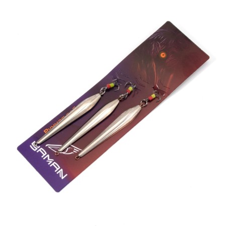 Vertical "Yaman" Board Bolshoi with a tee, size 60 mm, 9.5 g, nickel-4