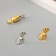 Magnetic metal castle "Candy" gold and silver 1x3x1 cm