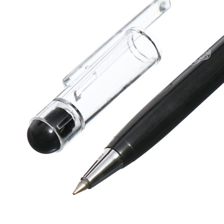 Ballic handle 0.5mm rod blue, black body with a pattern, barcode on a piece-4