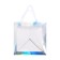 A packet for a cake with a square bottom and window, holographic, 30 x 30 x 30 cm