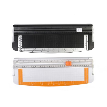 A4 paper roller cutter, up to 3 sheets, safe blade, cut length 320 mm, in a package, mix
