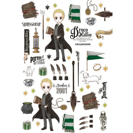 The diary is notathered, A5, 64 sheets. Draco Malfoy. Collection "Cute Kids"