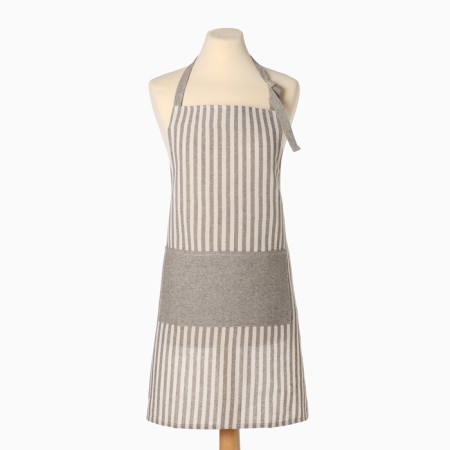 Apron Dilyana strip ts. Brown 62*76 cm, 50% p/e 50% HL-3